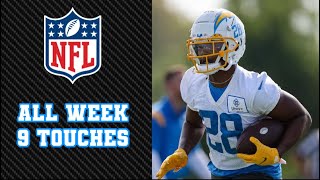 Chargers Rookie RB Isaiah Spiller ALL TOUCHES vs. Falcons | 2022 Week 9 Highlights