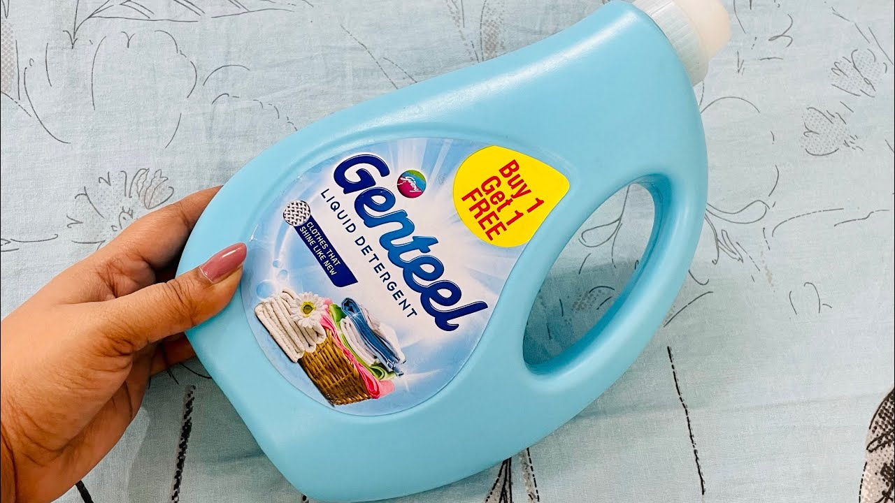 Genteel Liquid Detergent / Best for Top Load & Front Load Washing Machines / Clean Clothes