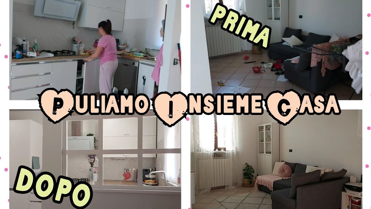 La casa è un disastro/Puliamo insieme/Pulizie motivazionali