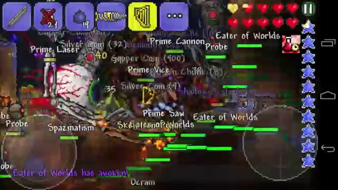 Terraria iOS/Android Edition - All Hardmode Bosses Solo! - YouTube