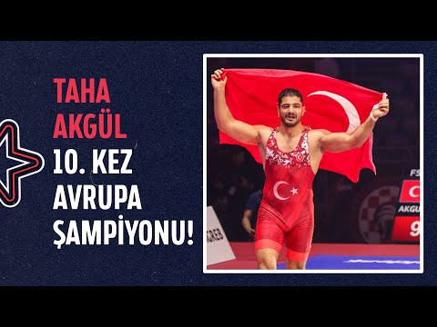 🇹🇷TAHA AKGÜL 10. KEZ AVRUPA ŞAMPİYONU | 2023 Avrupa Güreş Şampiyonası 🥇