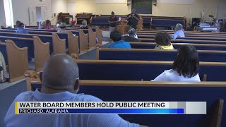 Frustrated Prichard Water Works and Sewer customers express concerns on board funding