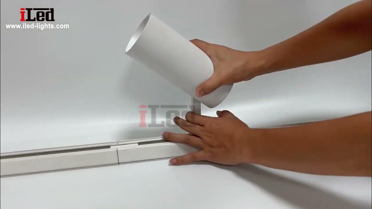 How does LED track lighting work with the sample of 30W LED Track Light