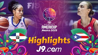 Dominican Republic 🇩🇴 v Puerto Rico 🇵🇷 | Group Phase | J9 Highlights