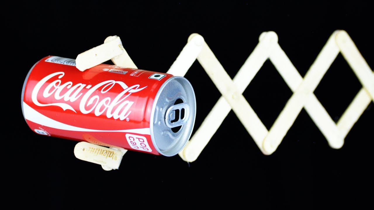 How to Make ROBOTIC ARM at Home from POPSICLE STICKS Homemade ROBOTIC