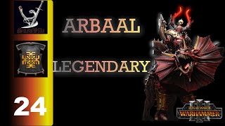 "A bloodhost vs the Lizardmen battle" Arbaal Cinematic campaign Total War: Warhammer 3 ep 24