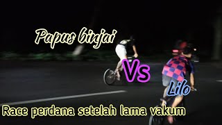 Race Perdana Lilo Setelah Lama Vakum! Papus Binjai vs Lilo || Balap Sepeda Bmx Medan