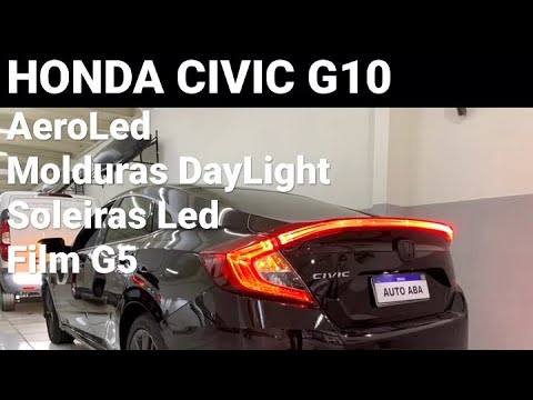 HONDA CIVIC G10 Fizemos o Delete Chrome AeroLed Trava Antifurto