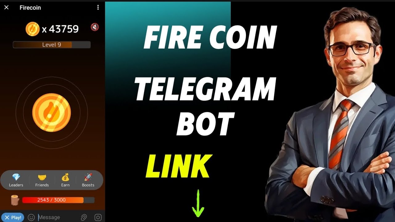 Fire coin airdrop | telegram new bot | new airdrop in telegram | new airdrop