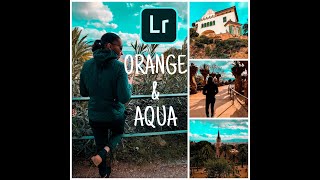 ORANGE & AQUA PRESET | TUTO PRESET GRATUIT | LIGHTROOM MOBILE DNG screenshot 1
