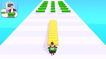 ATM RUSH game MAX LEVEL 🌈🤑💚 Gameplay All Levels Walkthrough iOS, Android New Game Score Mobile