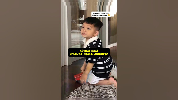 Ketika issa ditanya nama adiknya #nikita #bayigemes #cutebaby