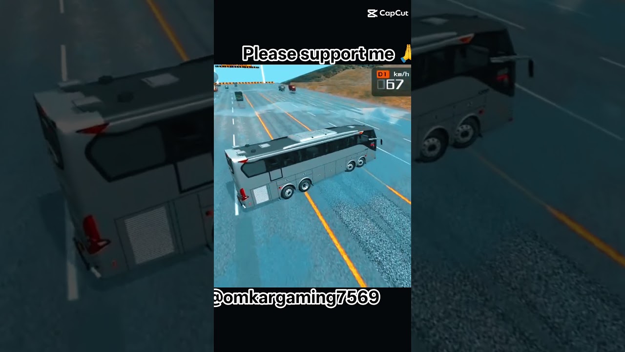 Bus फिसल गई 😱 | BUS SIMULATOR INDONESIA 