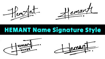 Hemant name signature style | Most stylish signature | Signature style | H signature | #signature
