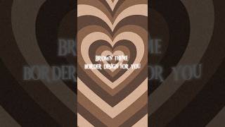 Brown theme border design for you #papernails #borderdesign