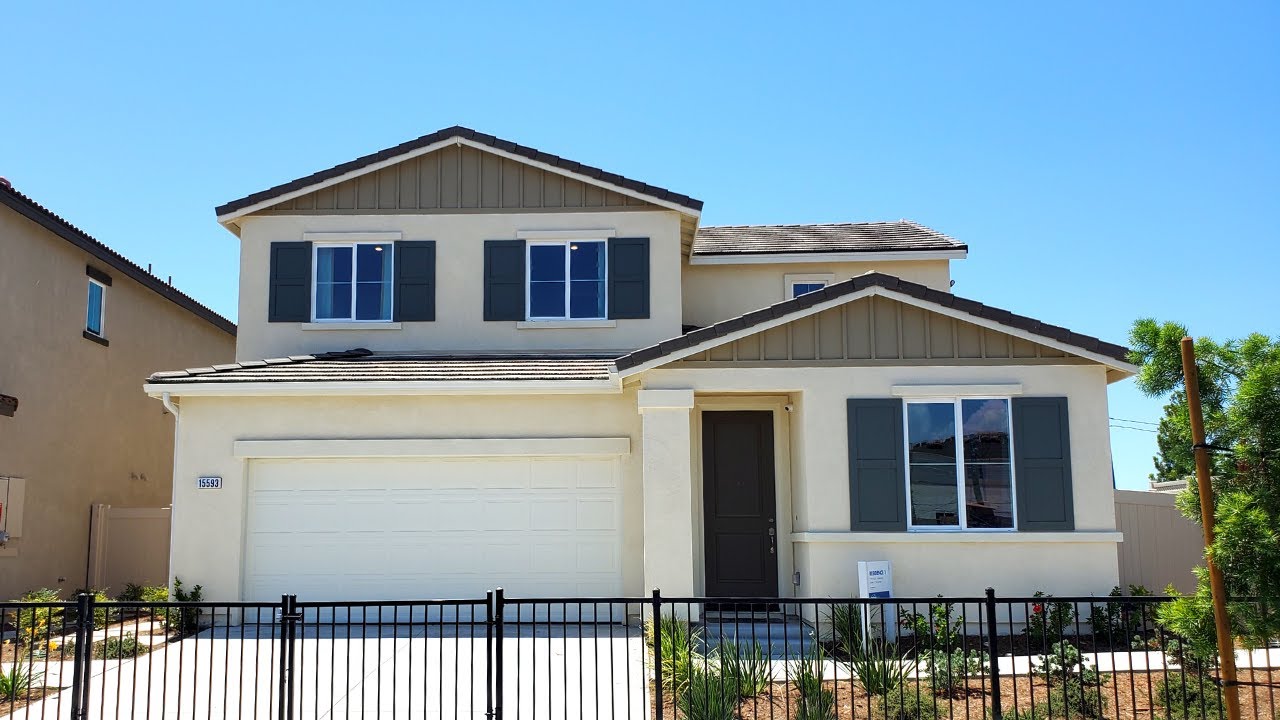 Houses For Sale in California Moreno Valley CA Meritage Homes YouTube