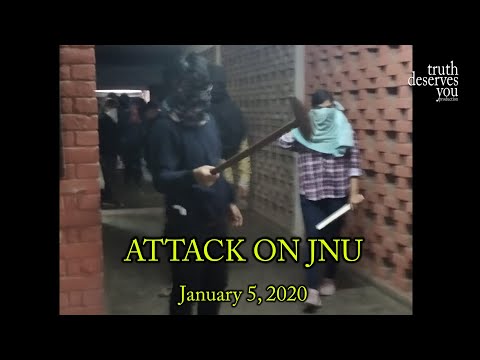 Collated Video of Brutal Attack On JNU, January 5, 2020