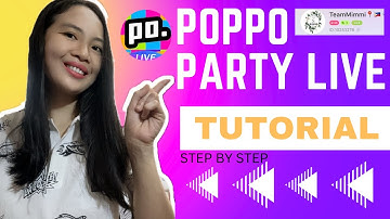 POPPO PARTY LIVE TUTORIAL l NEWBIES l BEGINNERS l Mimmi Shane