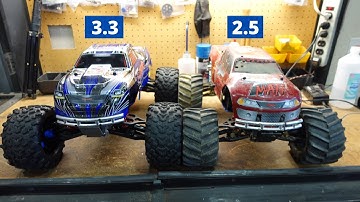 Tmaxx 3.3 and 2.5 Comparison!!!!