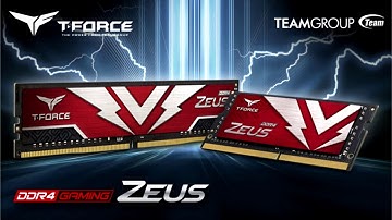 Team Group Launches Two ZEUS Series Gaming Memory Modules