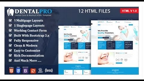 Dental Pro - Dental Clinic Dentist & Medical | Themeforest Download