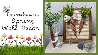 Dollar Tree Farmhouse Spring Wall Decor