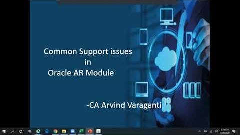 Common Support issues in Oracle AR Module