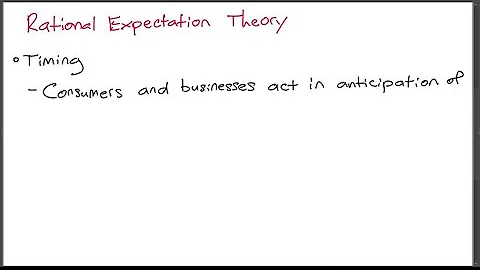 'The rational expectations hypothesis is a theory that states that individuals can predict the futu…