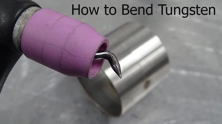 TIG Welding - How to Bend Tungsten for Hard To Reach Places