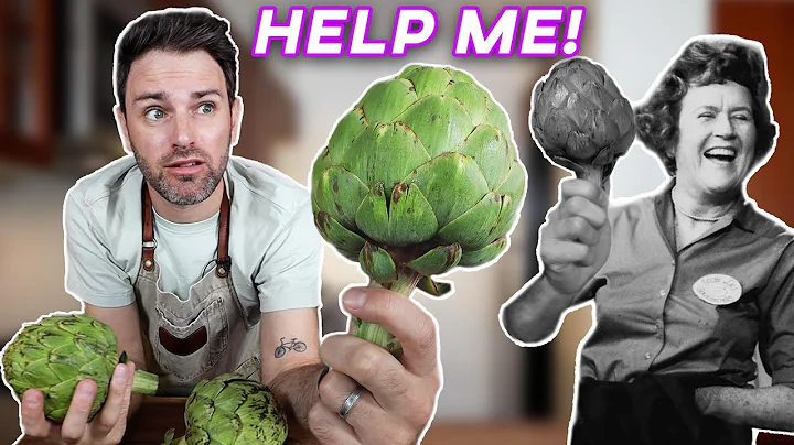 Julia Childs Stuffed Artichoke Hearts intimidating...