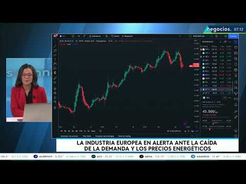 La industria europea en alerta ante la ca&iacute;da de la demanda y los precios energ&eacute;ticos