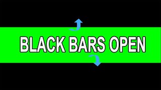 Green Screen Black Bars Open Cinematic Effect Copyright Free