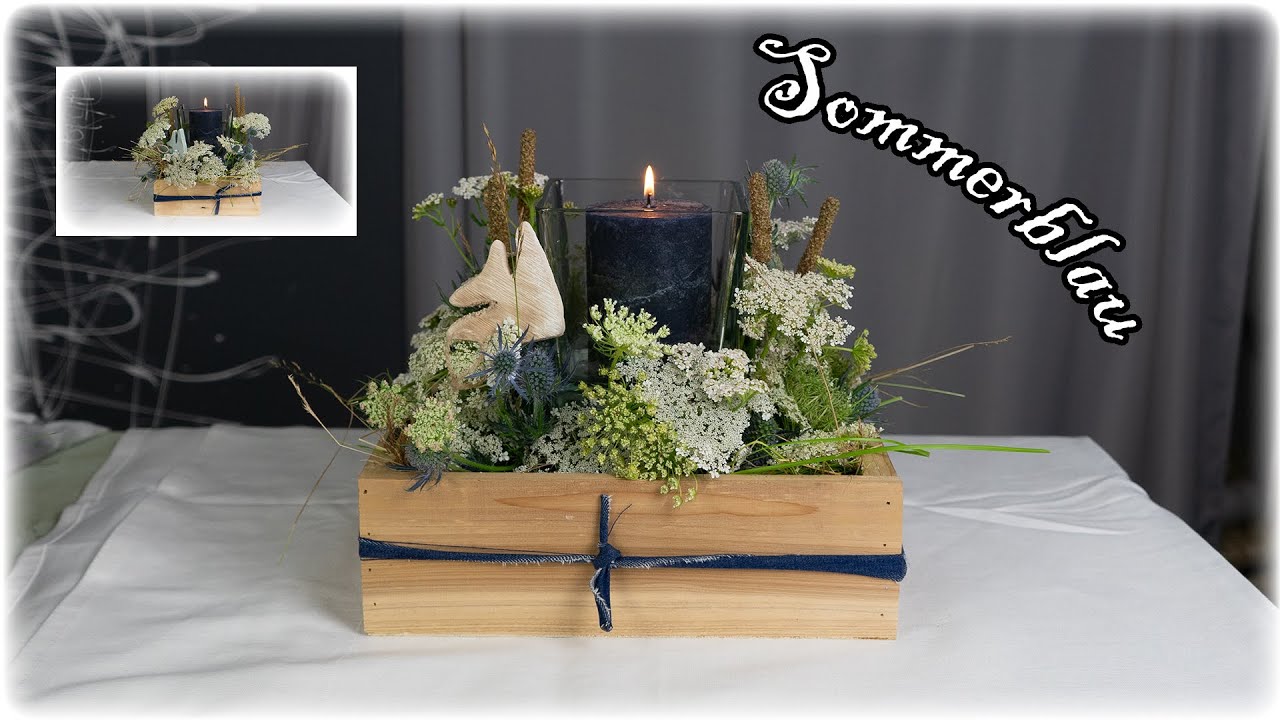 Sommerdeko, Sommerblau | blue- white little maritim deco