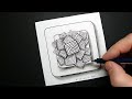 Pop-Up Spiral Pattern - Black and White Optical Illusion - Trick Art