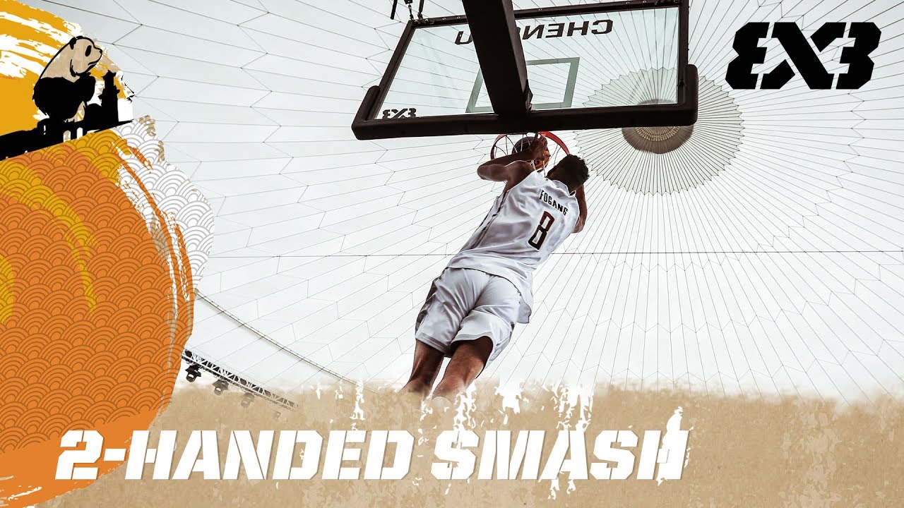 fiba 3x3 los angeles Noah Tchendjou's two-handed smash - FIBA 3x3 U18 World Cup 2017
