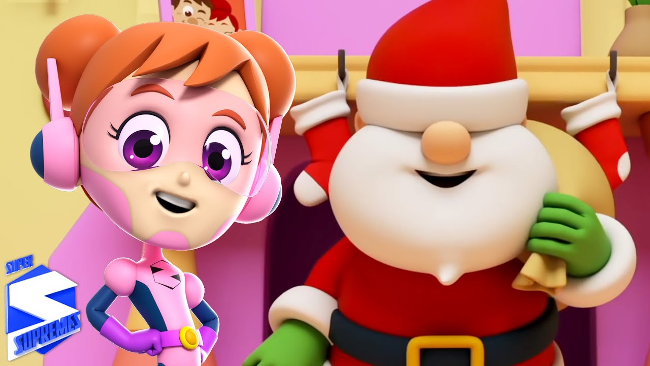 Jingle Bells Song in English, Christmas Song Medley for Kids, Xmas Rhymes and Poems YouTube