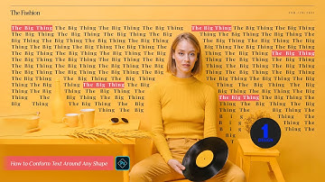 How to Conform Text Around Any Shape - Photoshop Tutorial Quick Tip