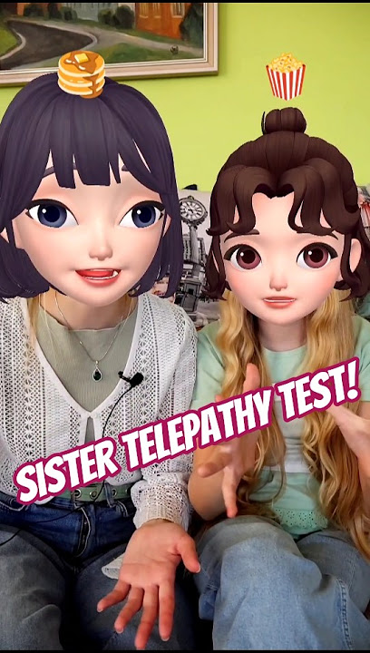 We absolutely weren’t connected!😭🧠 Sister Telepathy Test. 👯‍♀️ | Tvorivo #shorts