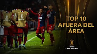 Top 10 | Los MEJORES GOLES de AFUERA DEL ÁREA en la CONMEBOL LIBERTADORES 2020