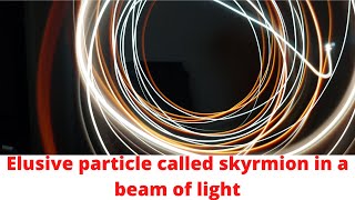 How nature of light is explained by skyrmion topology??