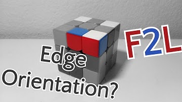 How to Minimize F2L Rotations using Edge Orientation