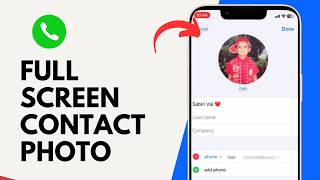 How to Show Full Screen Contact Photo on iPhone screenshot 4