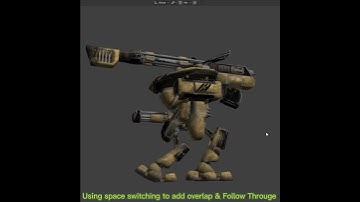 How I Made This INSANE ROBOT WALK 🔥 Using Animation Secrets (Blender 3D) #FighterRobot