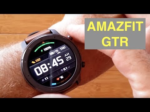 XIAOMI AMAZFIT GTR Smartwatch (vs VERGE & VERGE LITE): Unboxing and 1st Look