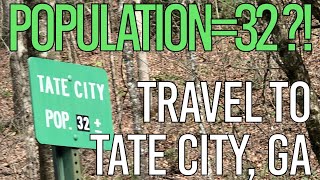 A visit to the SECOND SMALLEST CITY in Georgia, TATE CITY!