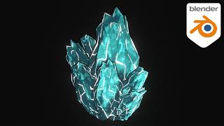 Create a Glowing Crystal Shader in Blender | Blender Tutorial