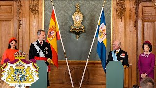 Pressuttalande av Konungen av Sverige och Konungen av Spanien