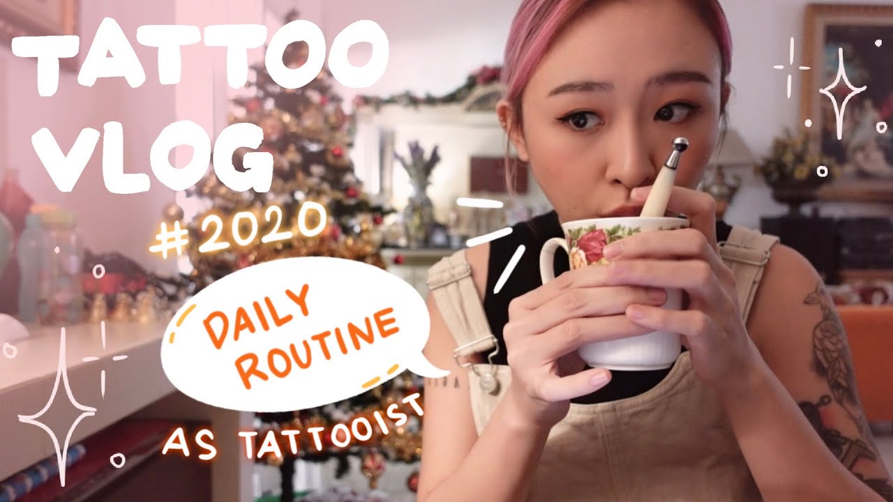 TATTOO VLOG - Daily Routine as Tattoo Artist 2020 [Open Caption] - YouTube