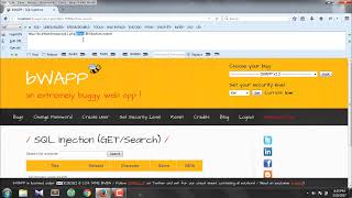 SQL injection (GET/search)- bwapp Tamil Hacking Tutorials