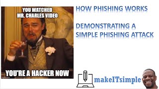 DEMONSTRATIONS: Phishing | How to do a simple Phishing attack | MAKE | IT | SIMPLE | TT